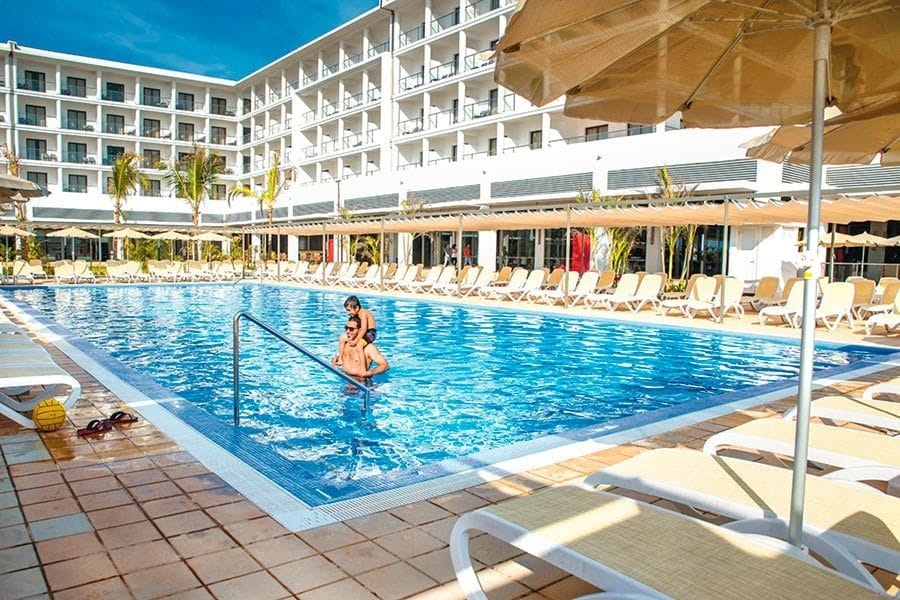 Swimming pool area at Hotel Riu Sri Lanka