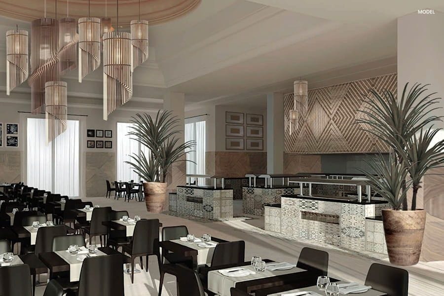 Restaurant at Hotel Riu Tikida Palmeraie