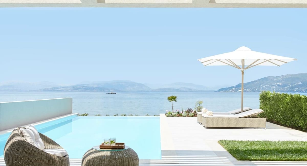 Guest room at Ikos Dassia