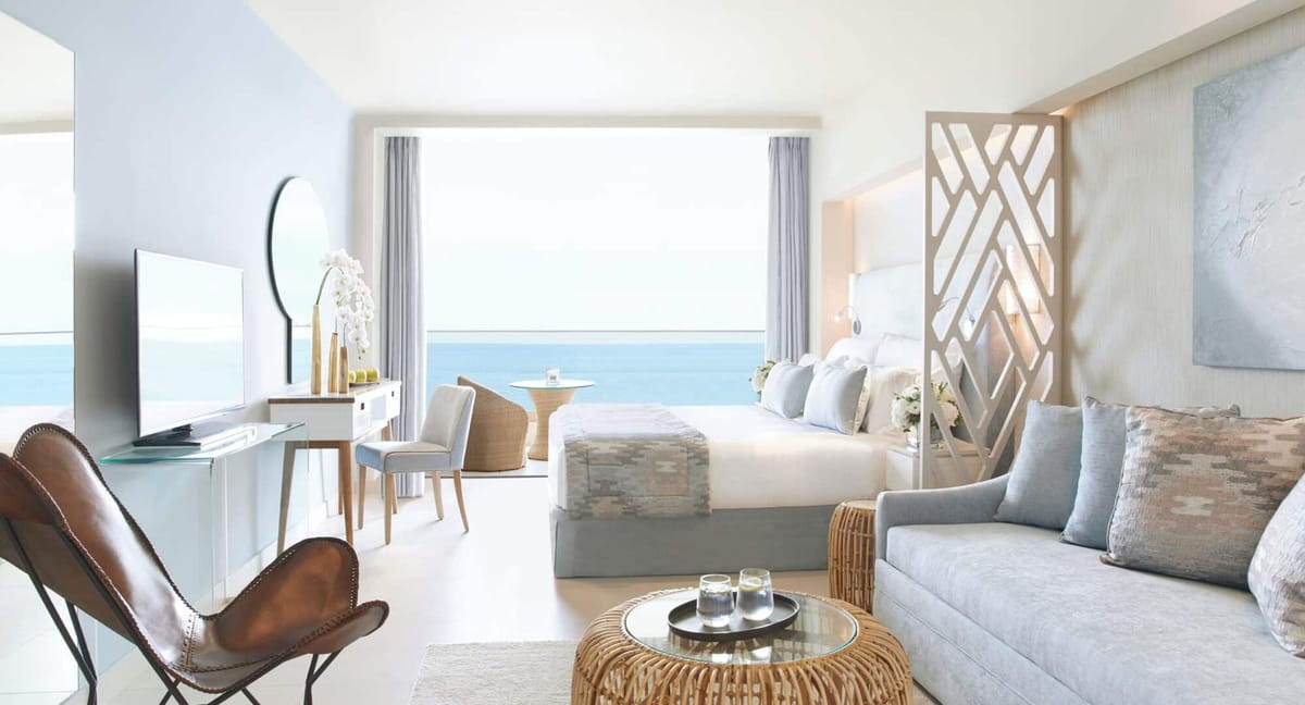 Guest room at Ikos Dassia