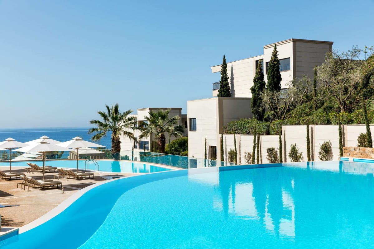 Swimming pool at Ikos Oceania