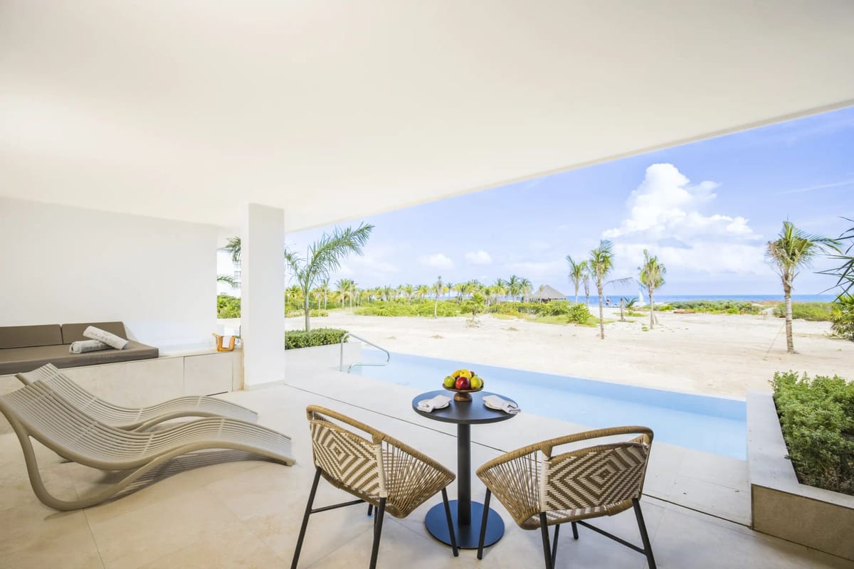 Guest room at Majestic Mirage Costa Mujeres - All-Suite Resort