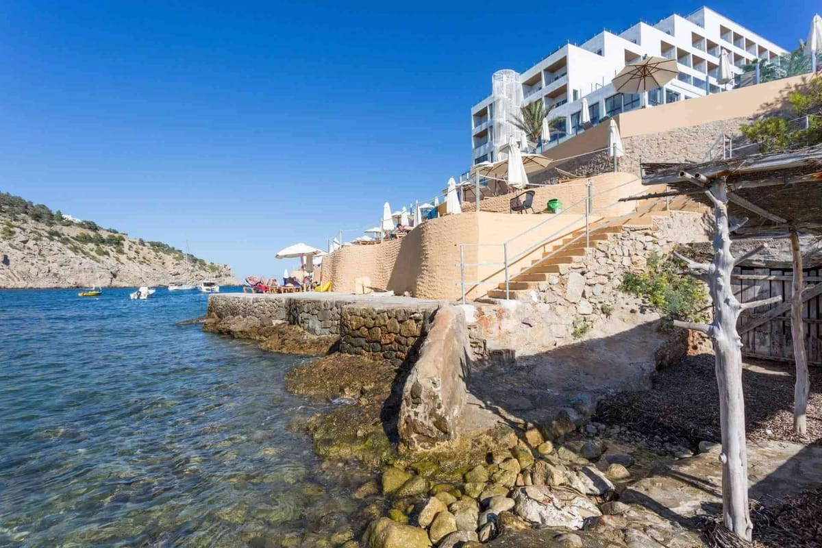 Beach area at Palladium Hotel Cala Llonga, Trademark Collection
