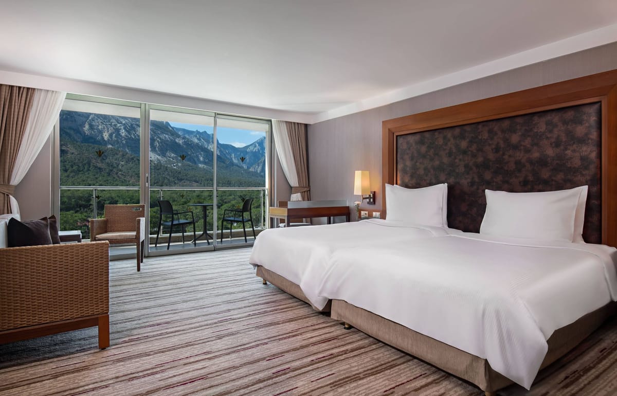 Guest room at Rixos Sungate - The Land Of Legends Access