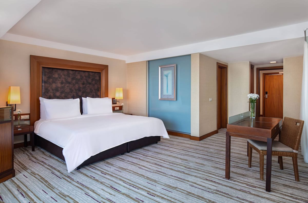 Guest room at Rixos Sungate - The Land Of Legends Access