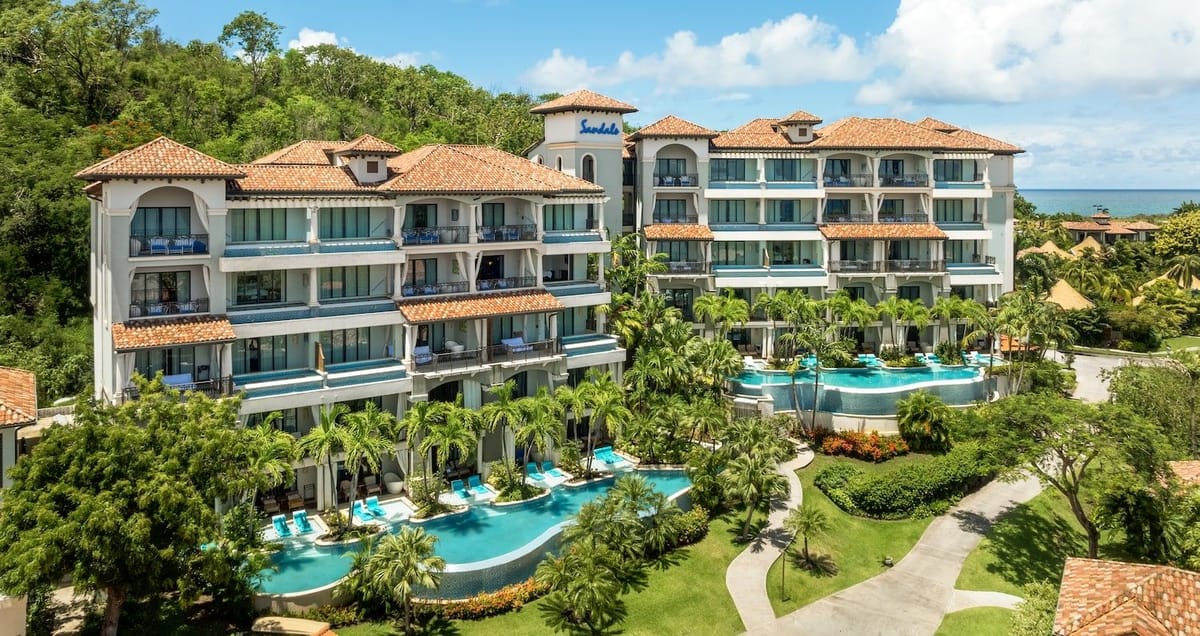 Resort exterior at Sandals Grenada Resort & Spa