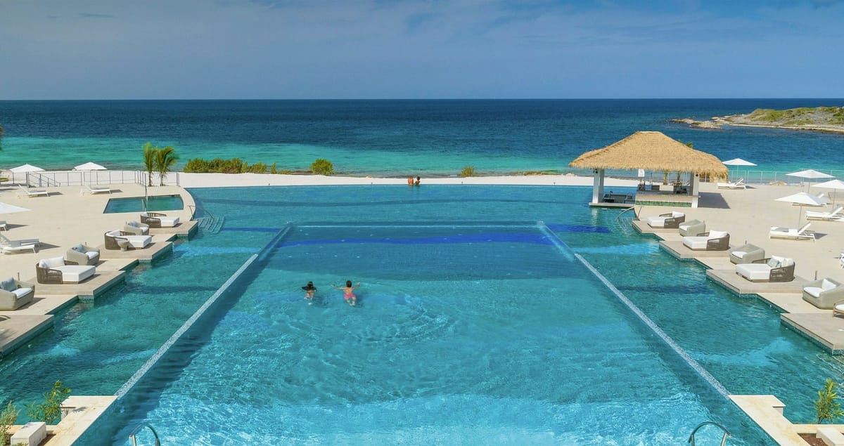 Resort exterior at Sandals Halcyon Beach