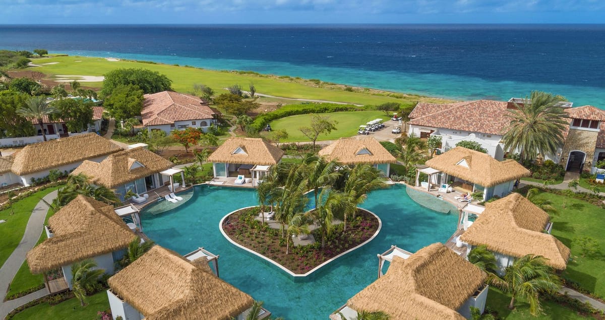 Resort exterior at Sandals Halcyon Beach