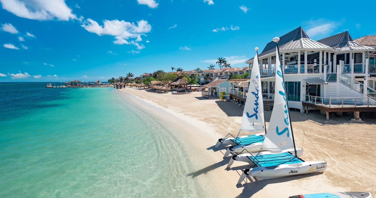 Resort exterior at Sandals Montego Bay