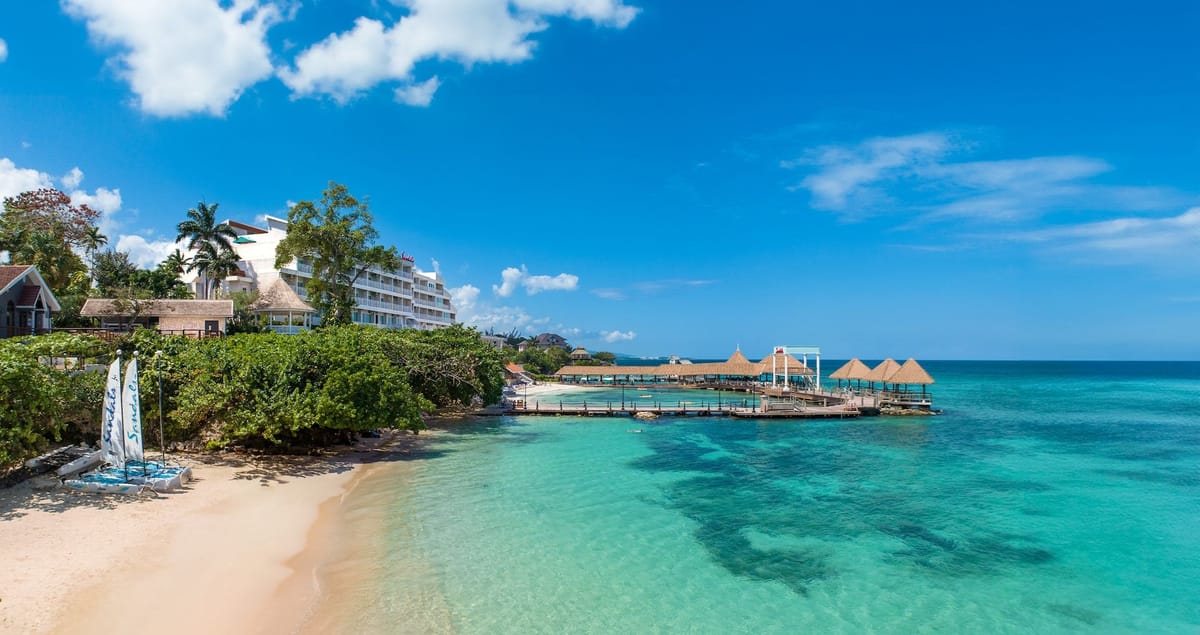 Resort exterior at Sandals Ochi Beach Resort