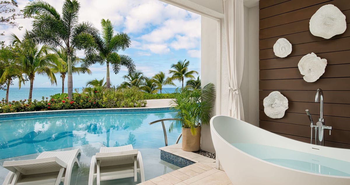 Resort exterior at Sandals South Coast