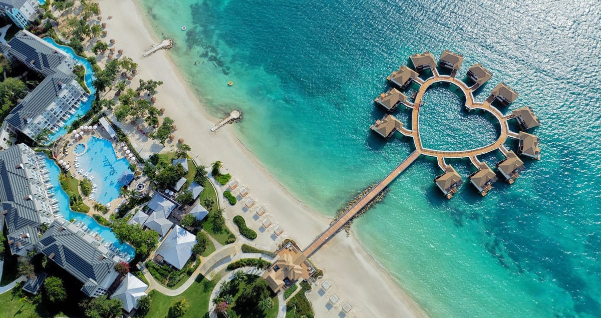 Resort exterior at Sandals South Coast
