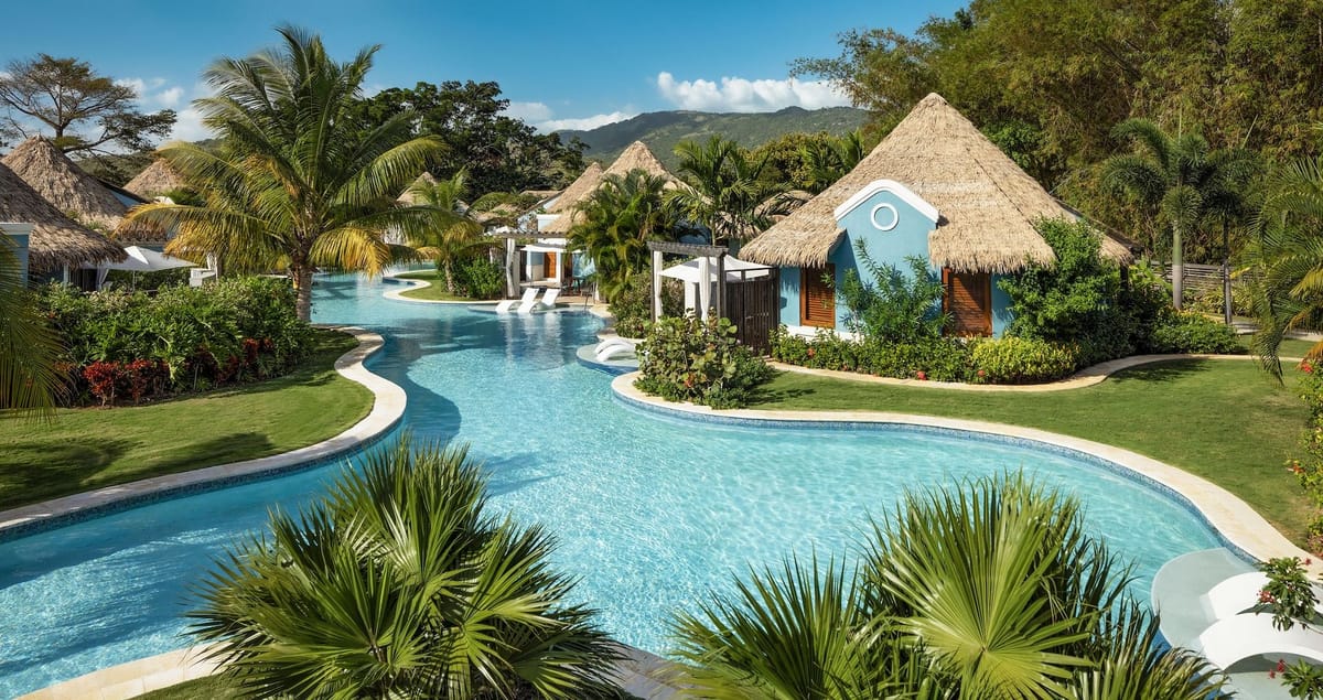 Resort exterior at Sandals South Coast